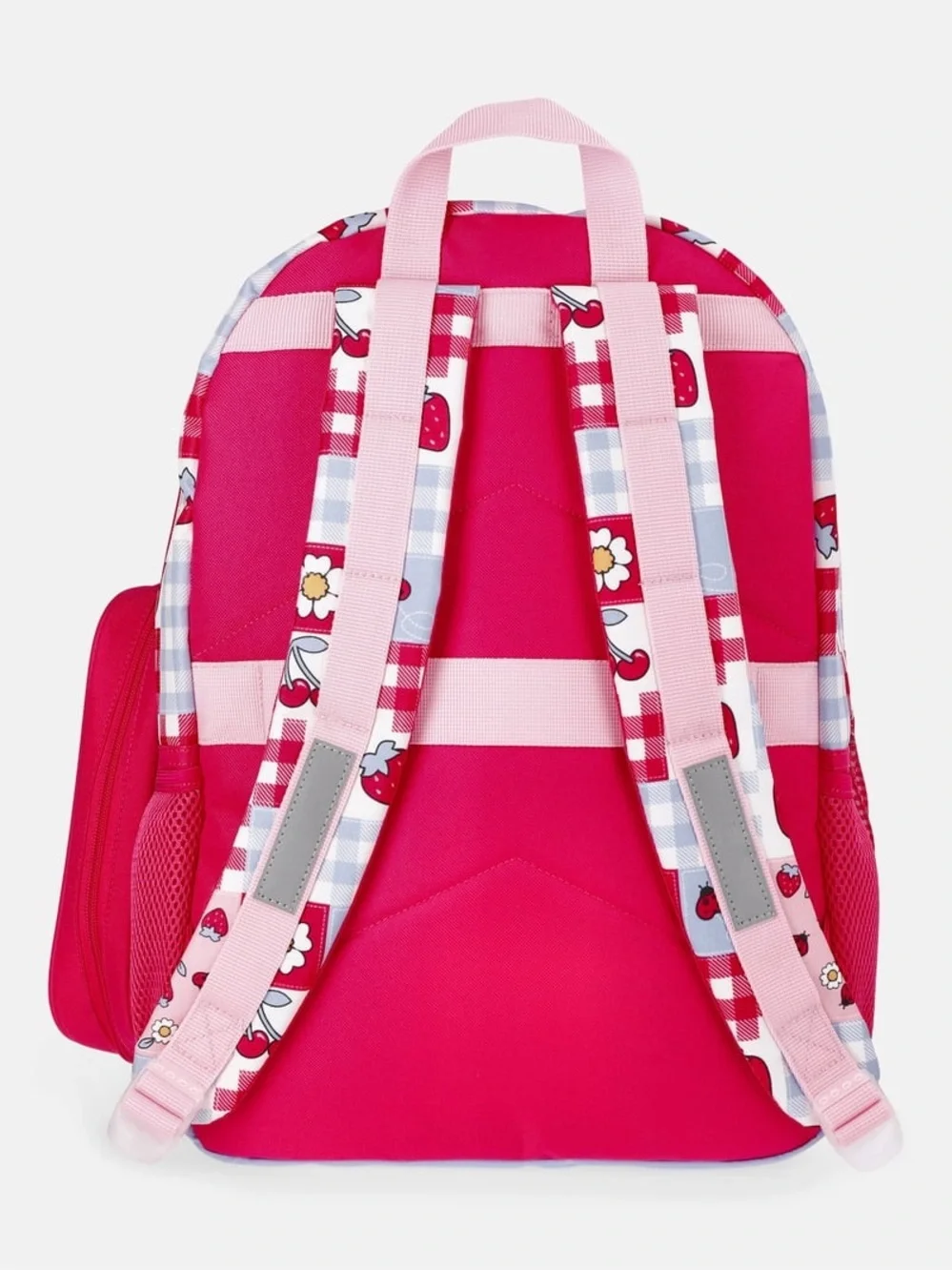 Pink Strawberry Patch Kids Backpack Set W